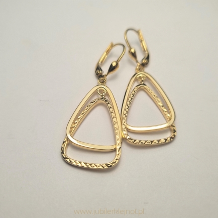 Kolczyki wiszące próba 585