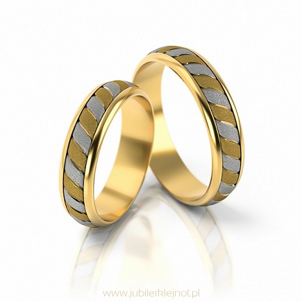 Obrączki złote próby 585