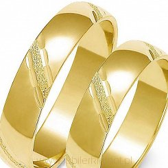 Obrączki złote próby 585