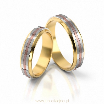 Obrączki złote próby 585