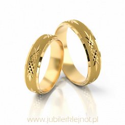 Obrączki złote próby 585