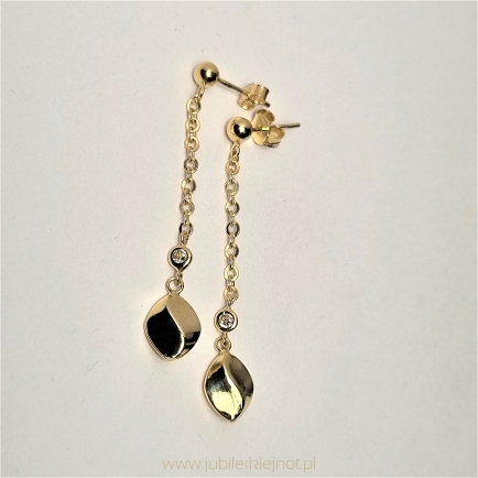 Kolczyki wiszące próba 585