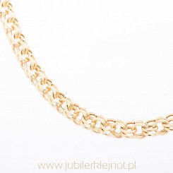 Łańcuszek złoty próby 585 splot galibardi 