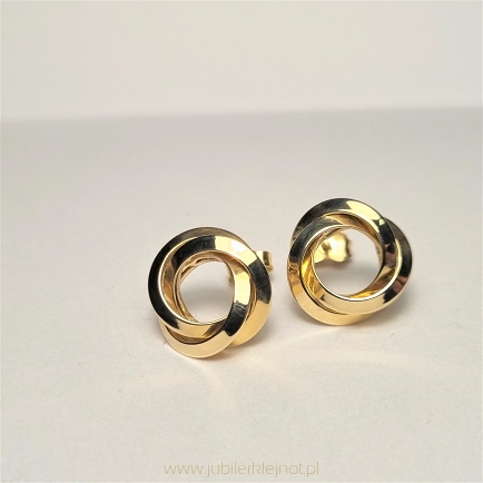 Kolczyki próba złota 585 