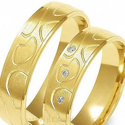 Obrączki złote próby 585