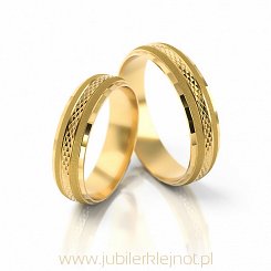 Obrączki złote próby 585