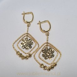 Kolczyki wiszące próba 585