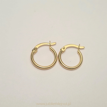 Kolczyki próba złota 585 Koła