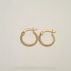 Kolczyki próba złota 585 Koła