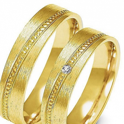 Obrączki złote próby 585