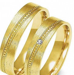 Obrączki złote próby 585