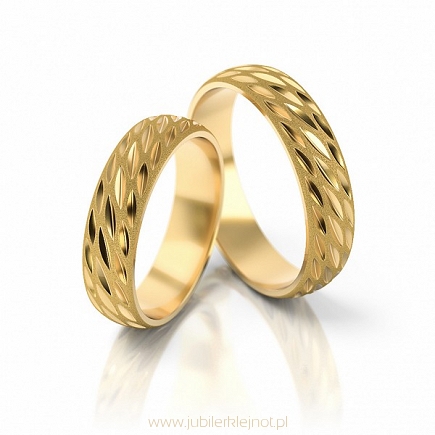 Obrączki złote próby 585