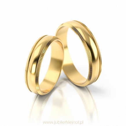 Obrączki złote próby 585