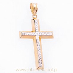 Krzyż złoty próba 585