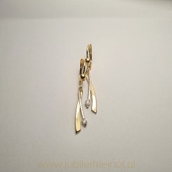 Kolczyki wiszące próba 585