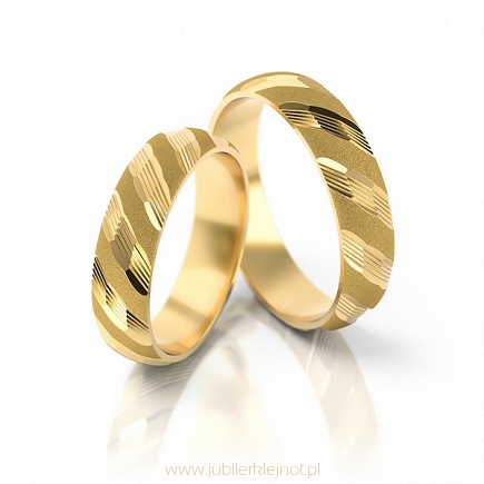 Obrączki złote próby 585