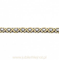 Bransoletka złota splot bizantyjski