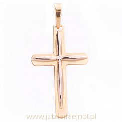 Krzyż złoty próba 585