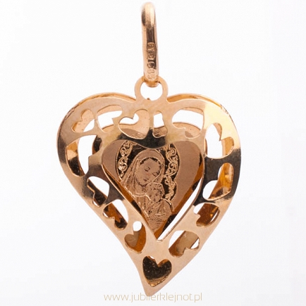 Medalik złoty próba 585 