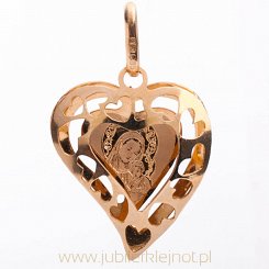 Medalik złoty próba 585 