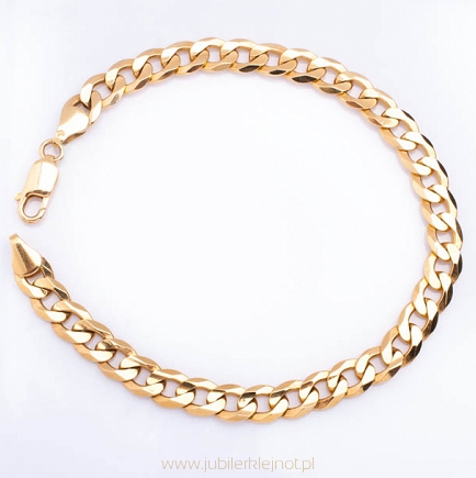 Bransoletka złota splot panecrka