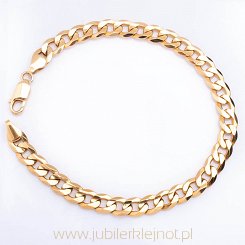 Bransoletka złota splot panecrka