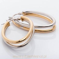 Kolczyki złote próby 585